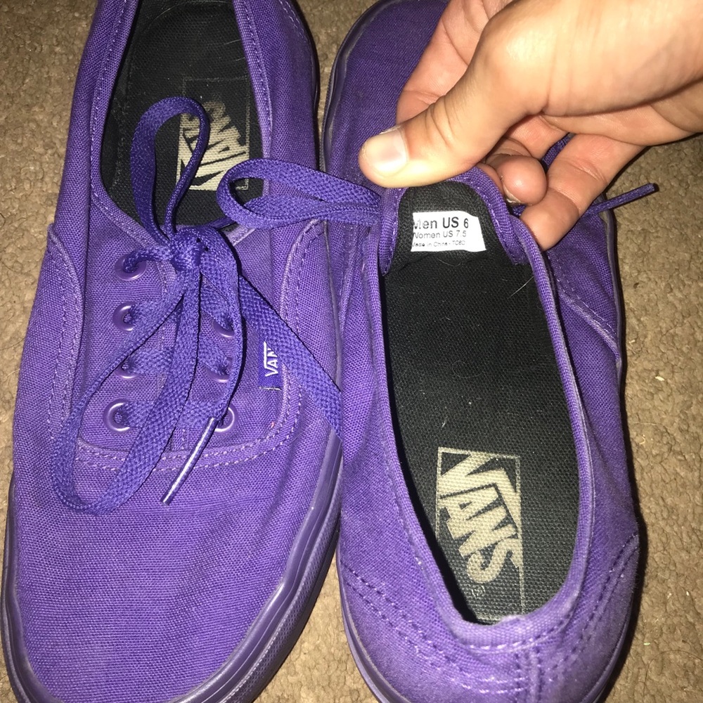 Purple vans